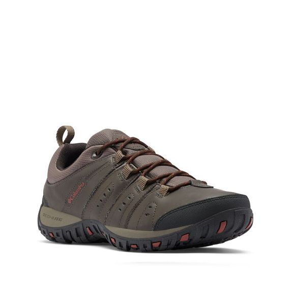 Men Columbia Woodburn™ II Shoes Dark Brown / Dark Red | US-UPQRXH-371