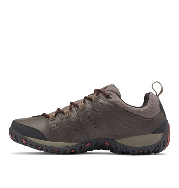 Men Columbia Woodburn™ II Shoes Dark Brown / Dark Red | US-UPQRXH-371