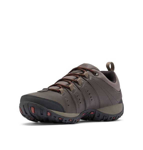 Men Columbia Woodburn™ II Shoes Dark Brown / Dark Red | US-UPQRXH-371