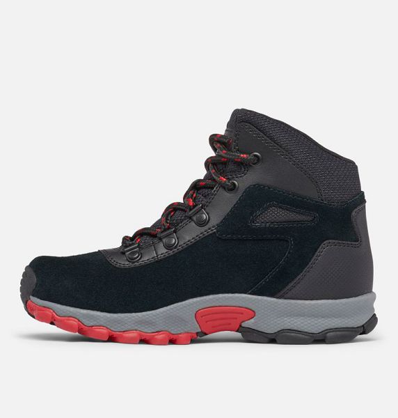 Men Columbia Youth Newton Ridge™ Amped Hiking Boots Black / Blue Red | US-JXYILC-972