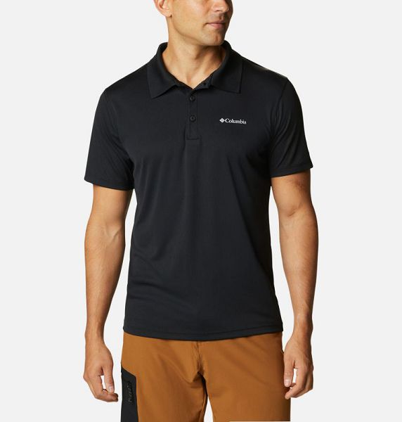 Men Columbia Zero Rules™ Polo Shirts Black | US-JTVYHK-703