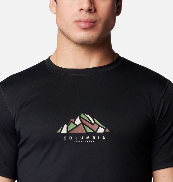 Men Columbia Zero Rules™ Technical T-Shirt Black | US-IOWSJR-290