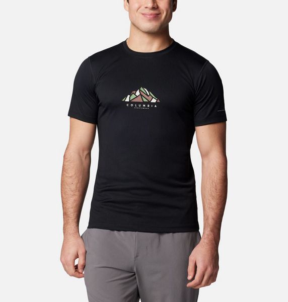 Men Columbia Zero Rules™ Technical T-Shirt Black | US-IOWSJR-290