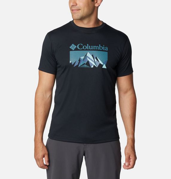 Men Columbia Zero Rules™ Technical T-Shirt Black | US-YGBOQL-894