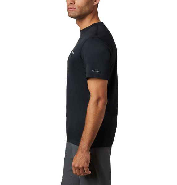 Men Columbia Zero Rules™ Technical T-Shirt Black | US-UTBXZL-738