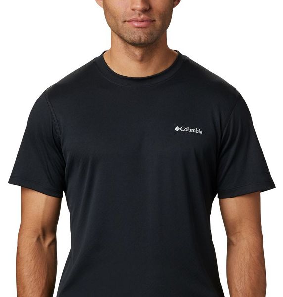 Men Columbia Zero Rules™ Technical T-Shirt Black | US-UTBXZL-738