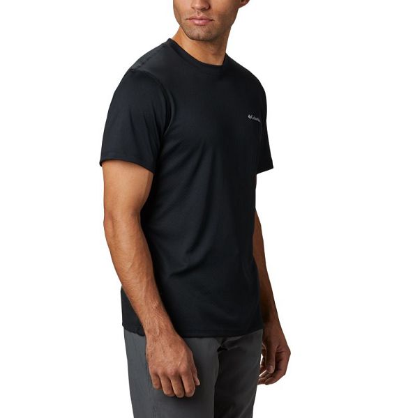 Men Columbia Zero Rules™ Technical T-Shirt Black | US-UTBXZL-738