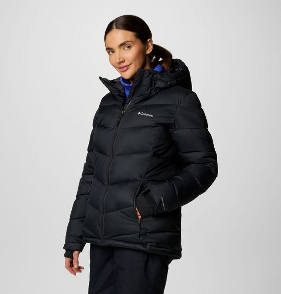 Women Columbia Abbott Peak Insulated Waterproof Ski Jackets Black | US-KMAUNC-604