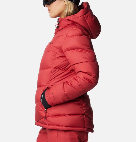 Women Columbia Abbott Peak Insulated Waterproof Ski Jackets Red | US-VWBAOH-821