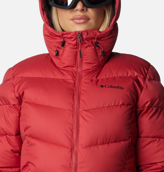 Women Columbia Abbott Peak Insulated Waterproof Ski Jackets Red | US-VWBAOH-821