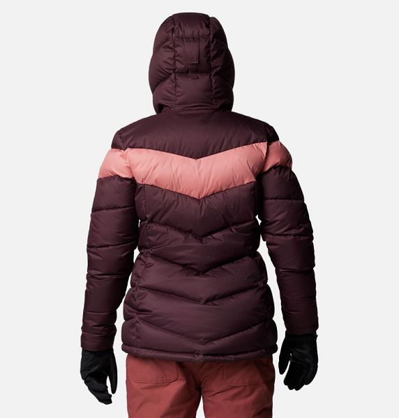 Women Columbia Abbott Peak Insulated Waterproof Ski Jackets Pink | US-TKGQRH-514