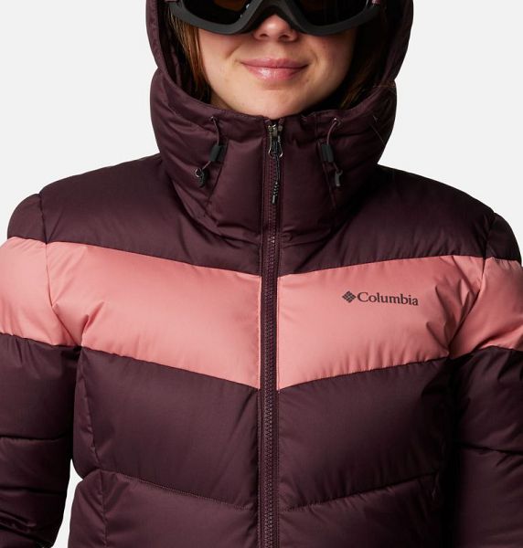 Women Columbia Abbott Peak Insulated Waterproof Ski Jackets Pink | US-TKGQRH-514