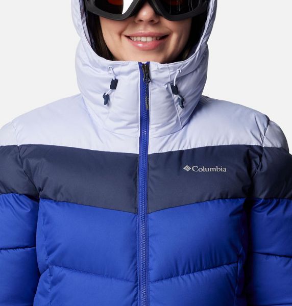 Women Columbia Abbott Peak Insulated Waterproof Ski Jackets Blue / Navy | US-XNMYZL-940