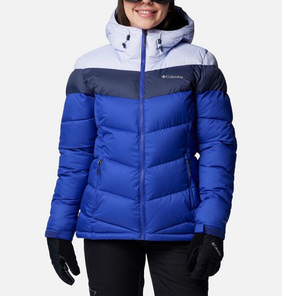 Women Columbia Abbott Peak Insulated Waterproof Ski Jackets Blue / Navy | US-XNMYZL-940