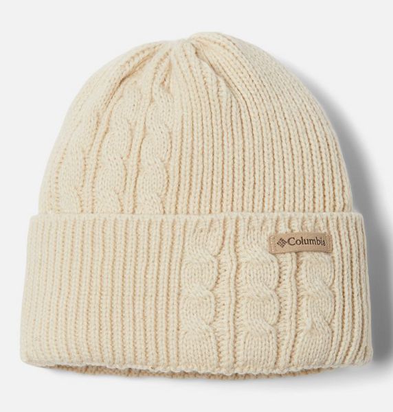 Women Columbia Agate Pass™ Cable Knit Beanie Beige | US-ULMZYJ-204