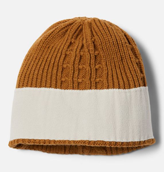 Women Columbia Agate Pass™ Cable Knit Beanie Brown | US-WZDUEG-605