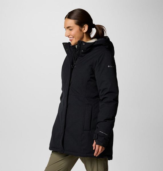 Women Columbia Alameda Ridge™ Insulated Waterproof Parka Jackets Black | US-IOQZHU-084