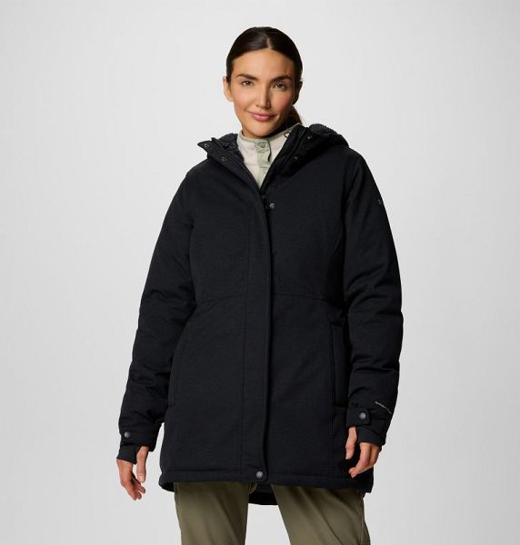 Women Columbia Alameda Ridge™ Insulated Waterproof Parka Jackets Black | US-IOQZHU-084