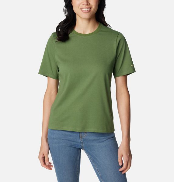 Women Columbia Alpine Way™ II Technical Graphic T-Shirt Green | US-JQWREA-804