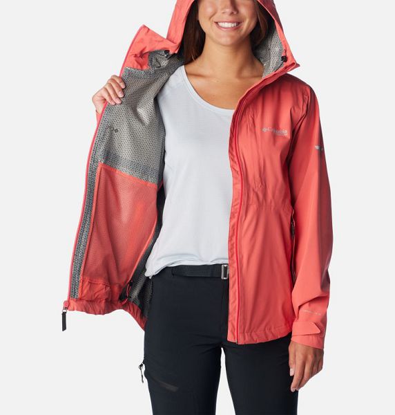 Women Columbia Ampli-Dry™ II Waterproof Hiking Shell Jackets Blue | US-INFLUR-806