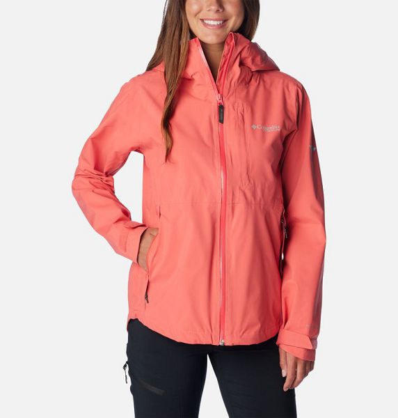 Women Columbia Ampli-Dry™ II Waterproof Hiking Shell Jackets Blue | US-INFLUR-806