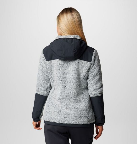 Women Columbia Arctic Crest™ Technical Sherpa Fleece Jackets White / Black | US-DGVALZ-172