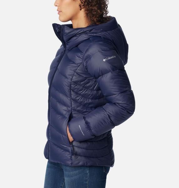 Women Columbia Autumn Park™ Down Hooded Jackets Navy | US-OCMTSX-013