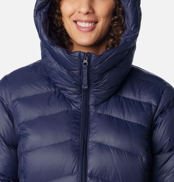 Women Columbia Autumn Park™ Down Hooded Jackets Navy | US-OCMTSX-013