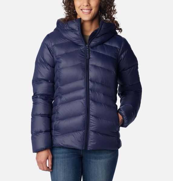 Women Columbia Autumn Park™ Down Hooded Jackets Navy | US-OCMTSX-013