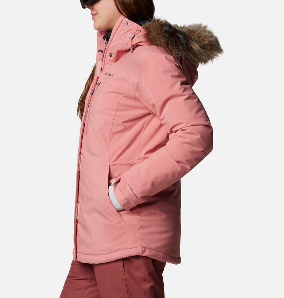 Women Columbia Ava Alpine Waterproof Ski Jackets Pink | US-OGCDKN-258