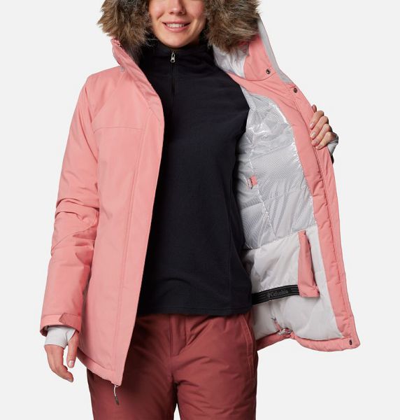 Women Columbia Ava Alpine Waterproof Ski Jackets Pink | US-OGCDKN-258