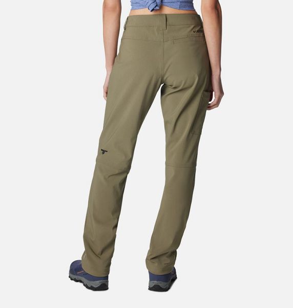 Women Columbia Back Beauty™ 2.0 Softshell Hiking Pants Grey / Green | US-EPSDLK-692