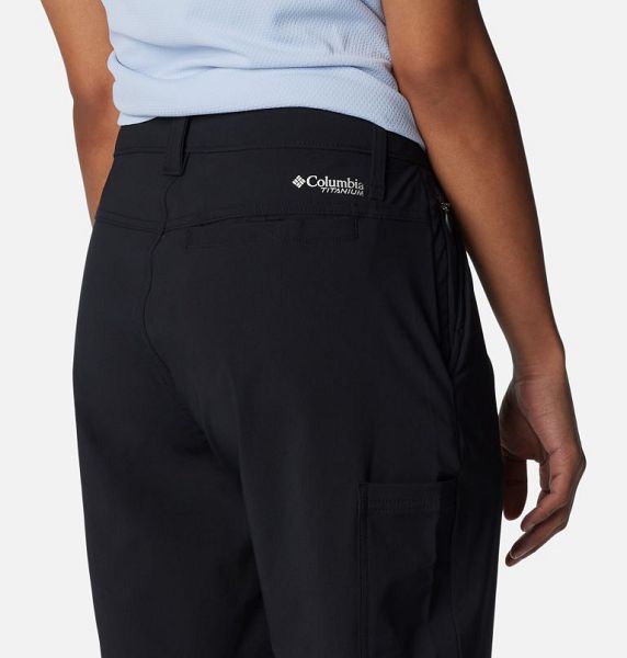 Women Columbia Back Beauty™ Softshell Hiking Shorts Black | US-UXTYLG-947