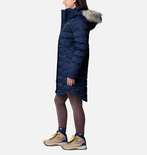 Women Columbia Belle Isle™ Mid Down Jackets Navy | US-LHOIVE-096