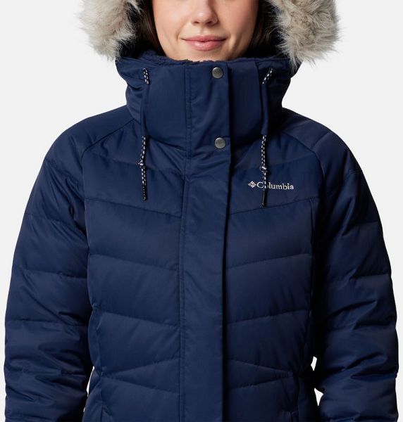 Women Columbia Belle Isle™ Mid Down Jackets Navy | US-LHOIVE-096