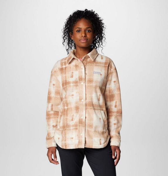 Women Columbia Benton Springs™ Fleece Shirt Jackets Brown | US-DZUJXC-139