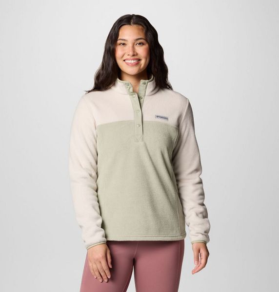 Women Columbia Benton Springs™ Half Snap Pullover Dark Grey | US-ONLVBY-530