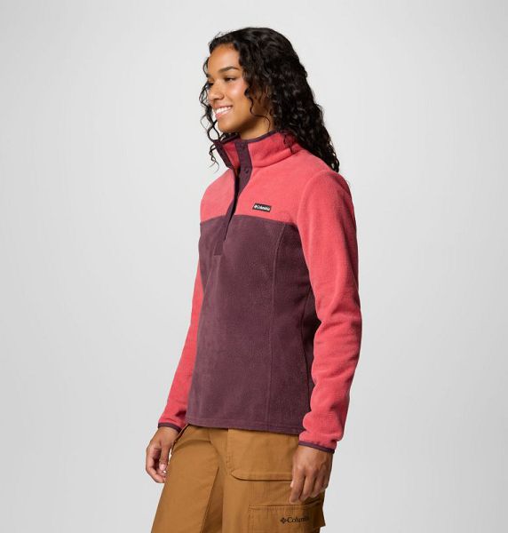 Women Columbia Benton Springs™ Half Snap Pullover Orange / Brown | US-NPMGQL-650