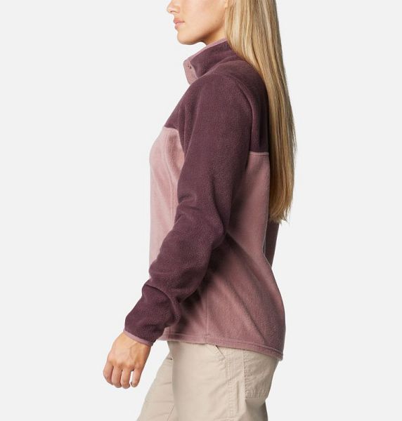 Women Columbia Benton Springs™ Half Snap Pullover Brown / Coral | US-RUQBJF-536