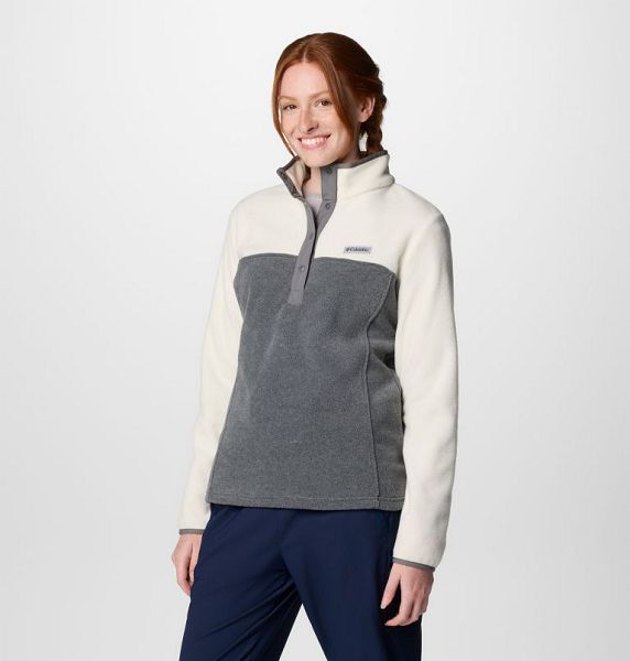 Women Columbia Benton Springs™ Half Snap Pullover Grey | US-AXNZWG-462