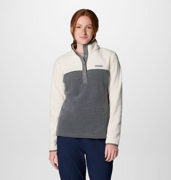 Women Columbia Benton Springs™ Half Snap Pullover Grey | US-AXNZWG-462