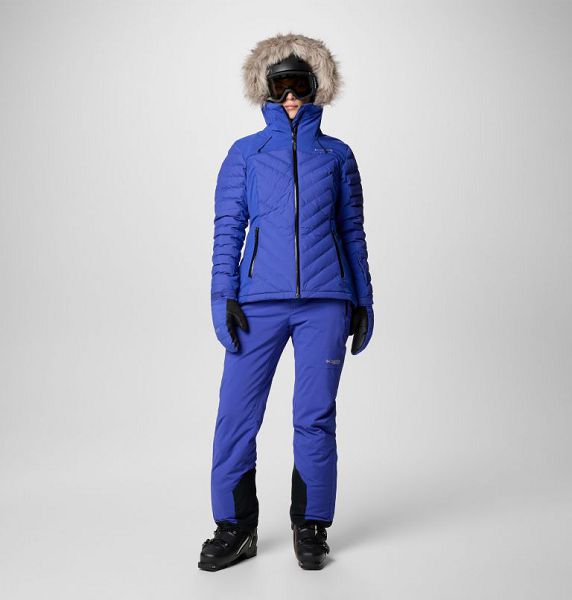 Women Columbia Bird Mountain™ II Insulated Down Ski Jackets Blue | US-UPGEID-904