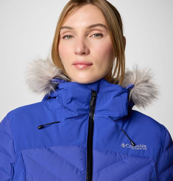 Women Columbia Bird Mountain™ II Insulated Down Ski Jackets Blue | US-UPGEID-904