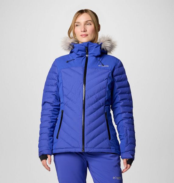 Women Columbia Bird Mountain™ II Insulated Down Ski Jackets Blue | US-UPGEID-904