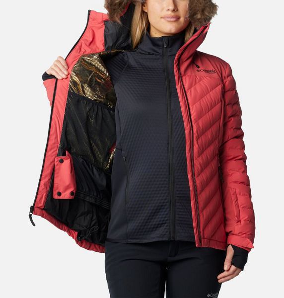 Women Columbia Bird Mountain™ II Insulated Down Ski Jackets Orange | US-MUGPAT-095