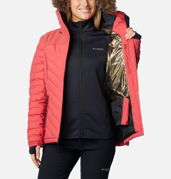 Women Columbia Bird Mountain™ II Insulated Down Ski Jackets Orange | US-MUGPAT-095