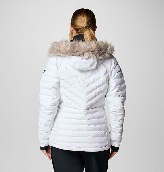 Women Columbia Bird Mountain™ II Insulated Down Ski Jackets White | US-MUCHDR-029