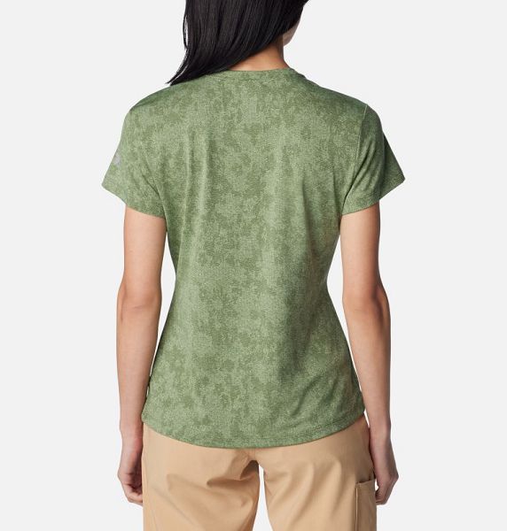 Women Columbia Bluebird Canyon™ Technical T-Shirt Olive | US-QOZXAT-456