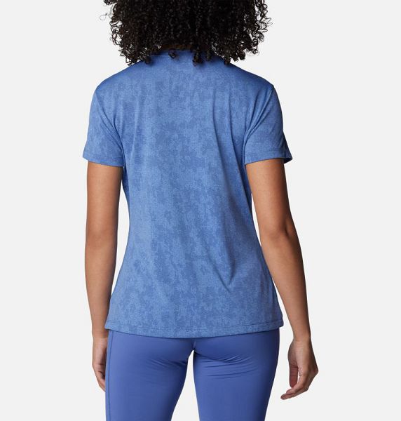 Women Columbia Bluebird Canyon™ Technical T-Shirt Blue | US-EVBDKP-473