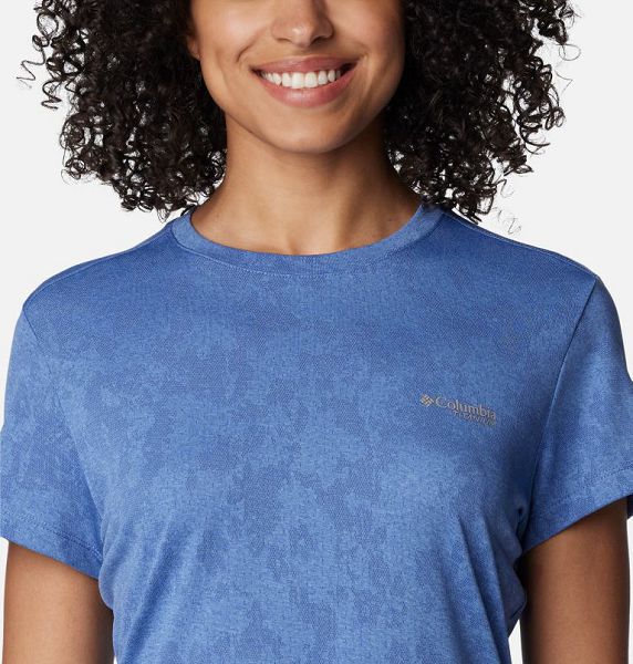 Women Columbia Bluebird Canyon™ Technical T-Shirt Blue | US-EVBDKP-473